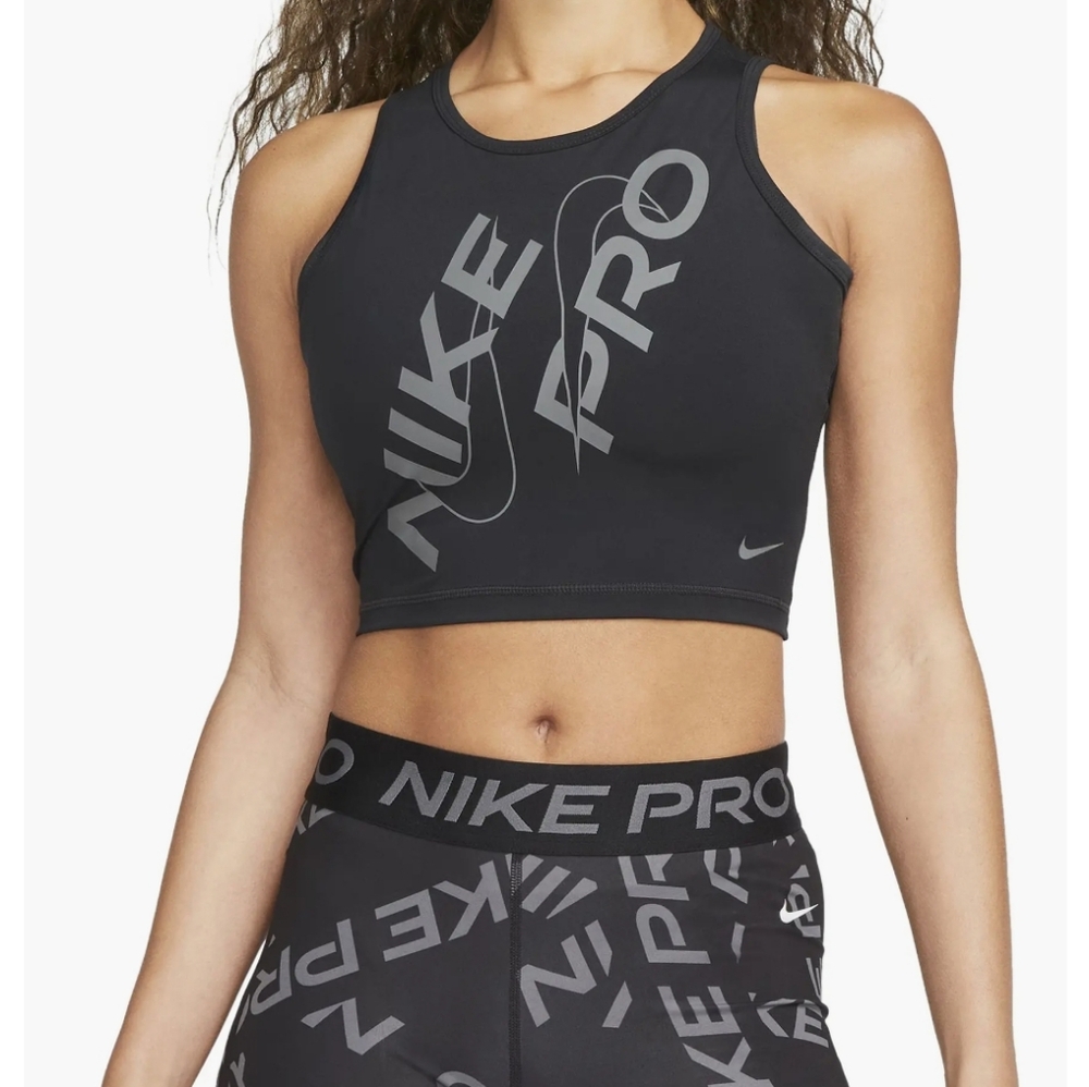 Nike Pro Dri-Fit Purple Crop Top XL - Picture 13 of 13
